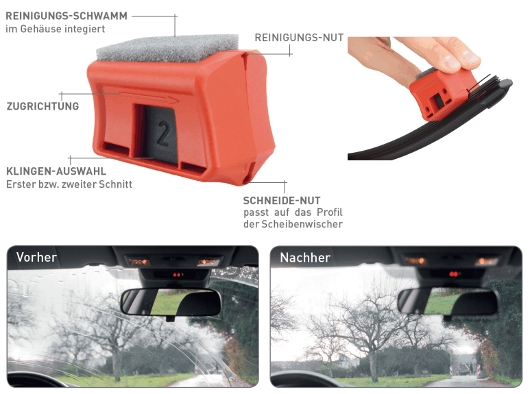 Scheibenwischer-Schneider DualCut