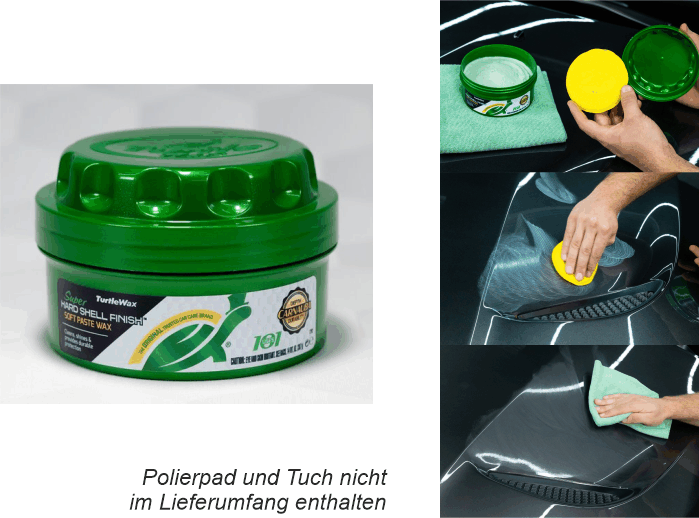 Turtle Wax Super Hard Shell Reinigungs- und Wachspaste