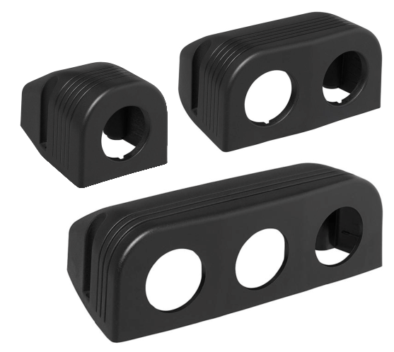 Aufbau-Gehäuse für 12 Volt Steckdosen, USB Steckdosen, Volt und Ampere Metern Aufbau-Gehäuse für 12 Volt Steckdosen, USB Steckdosen, Volt und Ampere Metern