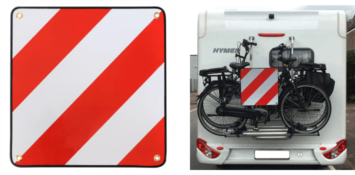 Alu-Warntafel Reisemobil für Spanien Alu-Warntafel Reisemobil für Spanien