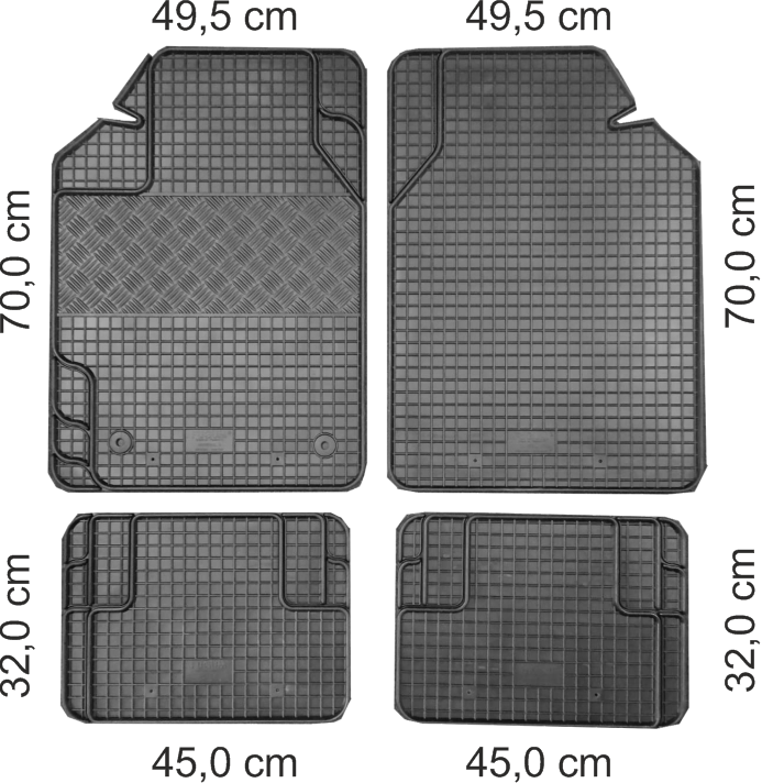 Gummifumatten Universal Gr. 2