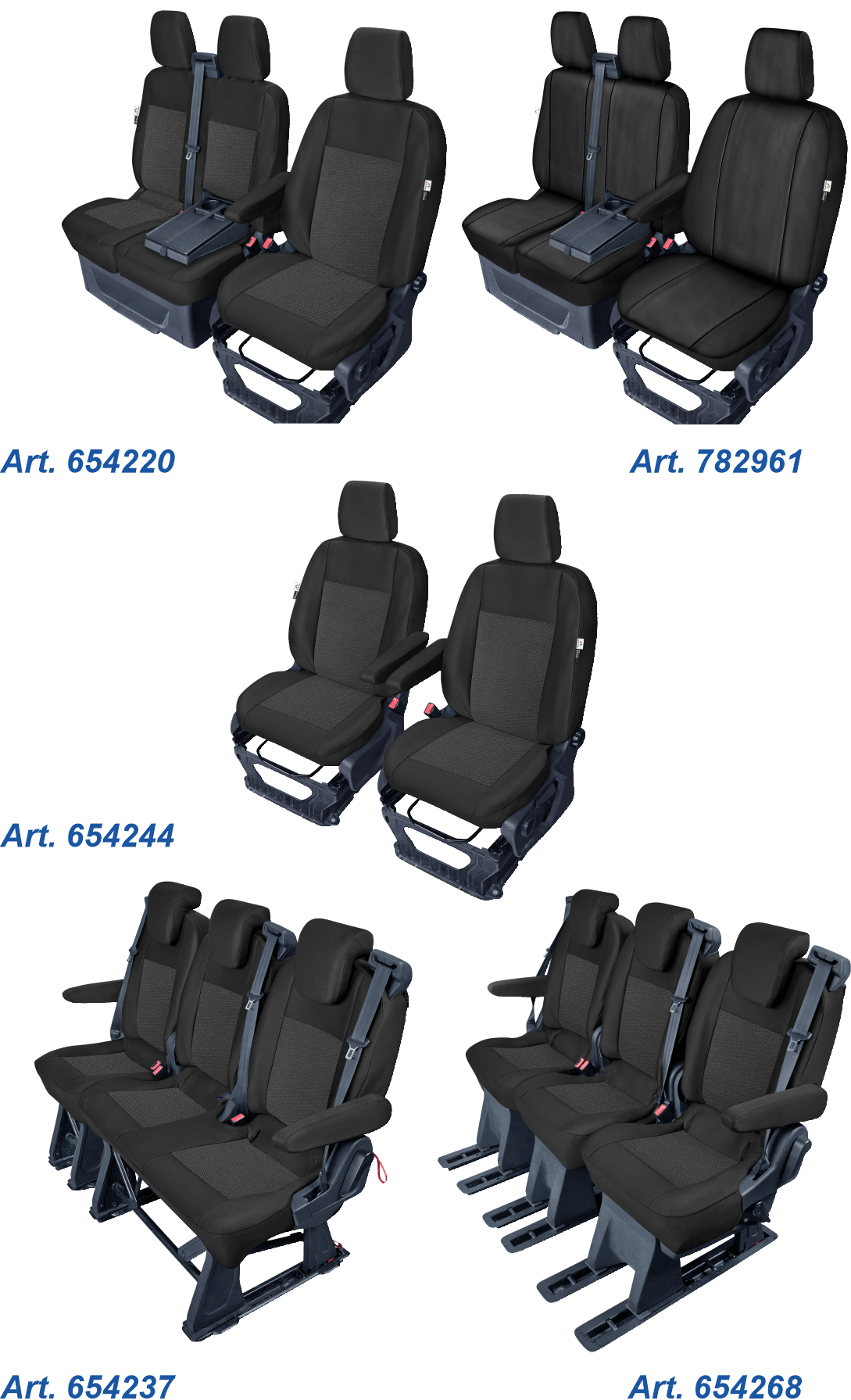 Passform Sitzbezge Ford Transit Custom I, Ford Tourneo Custom I