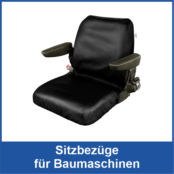 Sitzbezge fr Baumaschinen